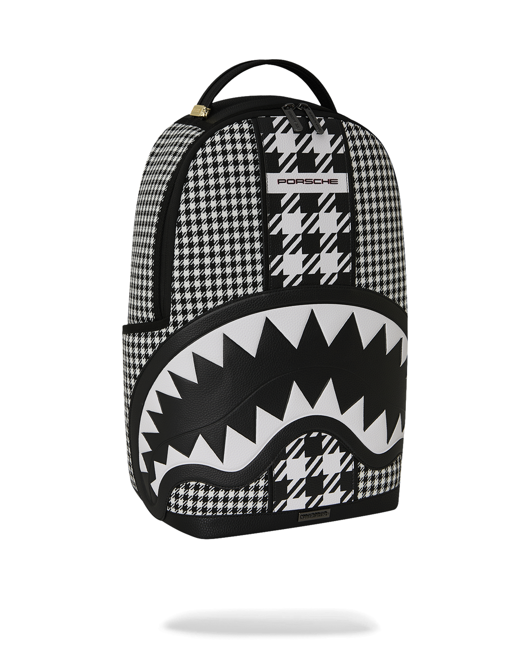 PORSCHE MIXED PEPITA SHARK COLLAB BACKPACK - LIMITED EDITION