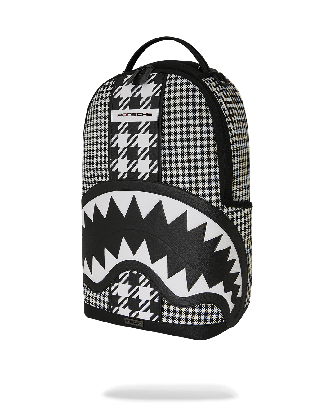 PORSCHE MIXED PEPITA SHARK COLLAB BACKPACK - LIMITED EDITION