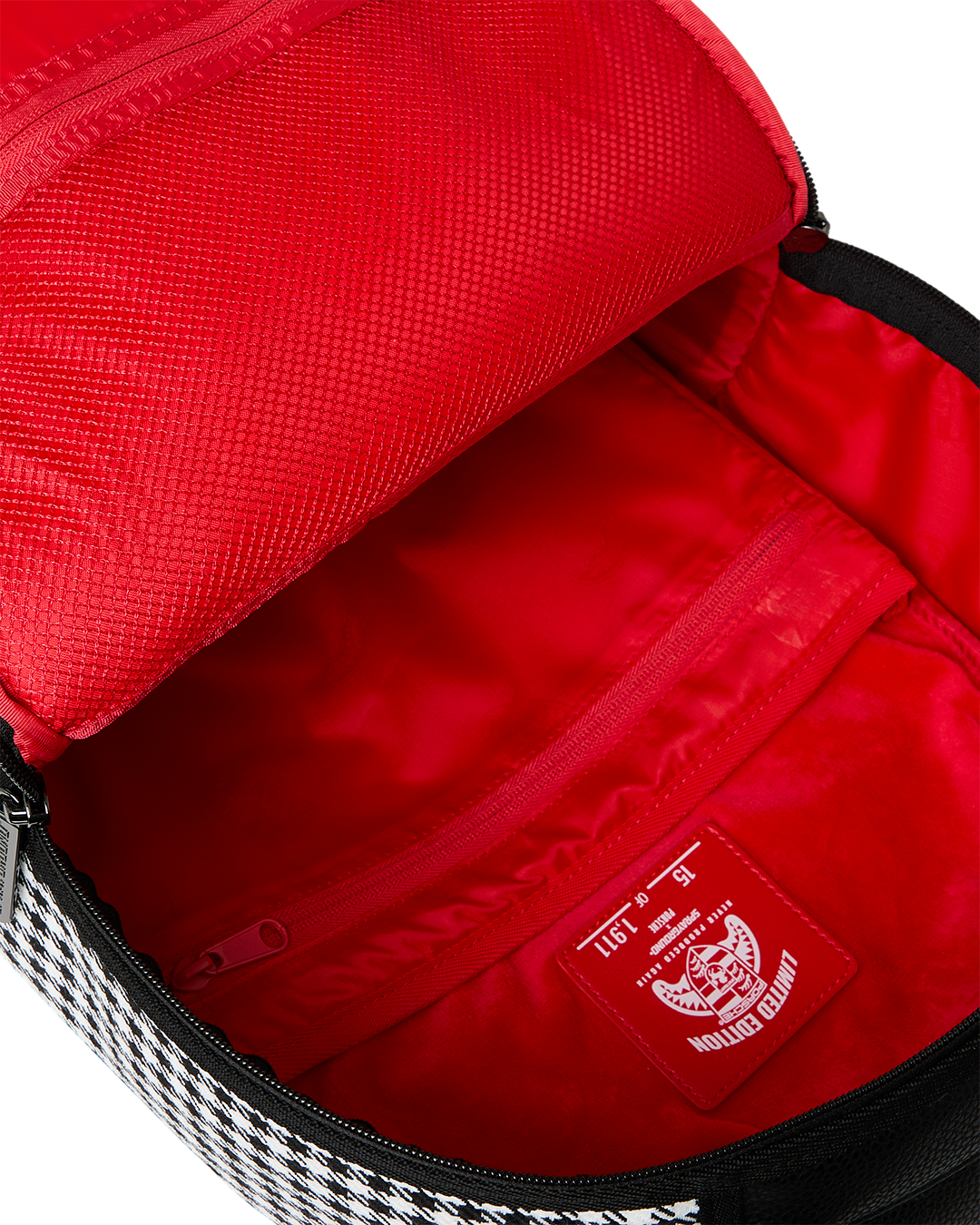 PORSCHE MIXED PEPITA SHARK COLLAB BACKPACK - LIMITED EDITION