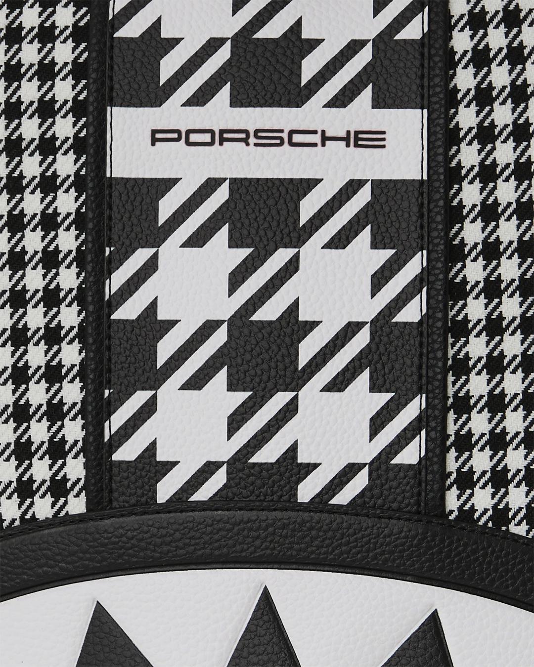 PORSCHE MIXED PEPITA SHARK COLLAB BACKPACK - LIMITED EDITION