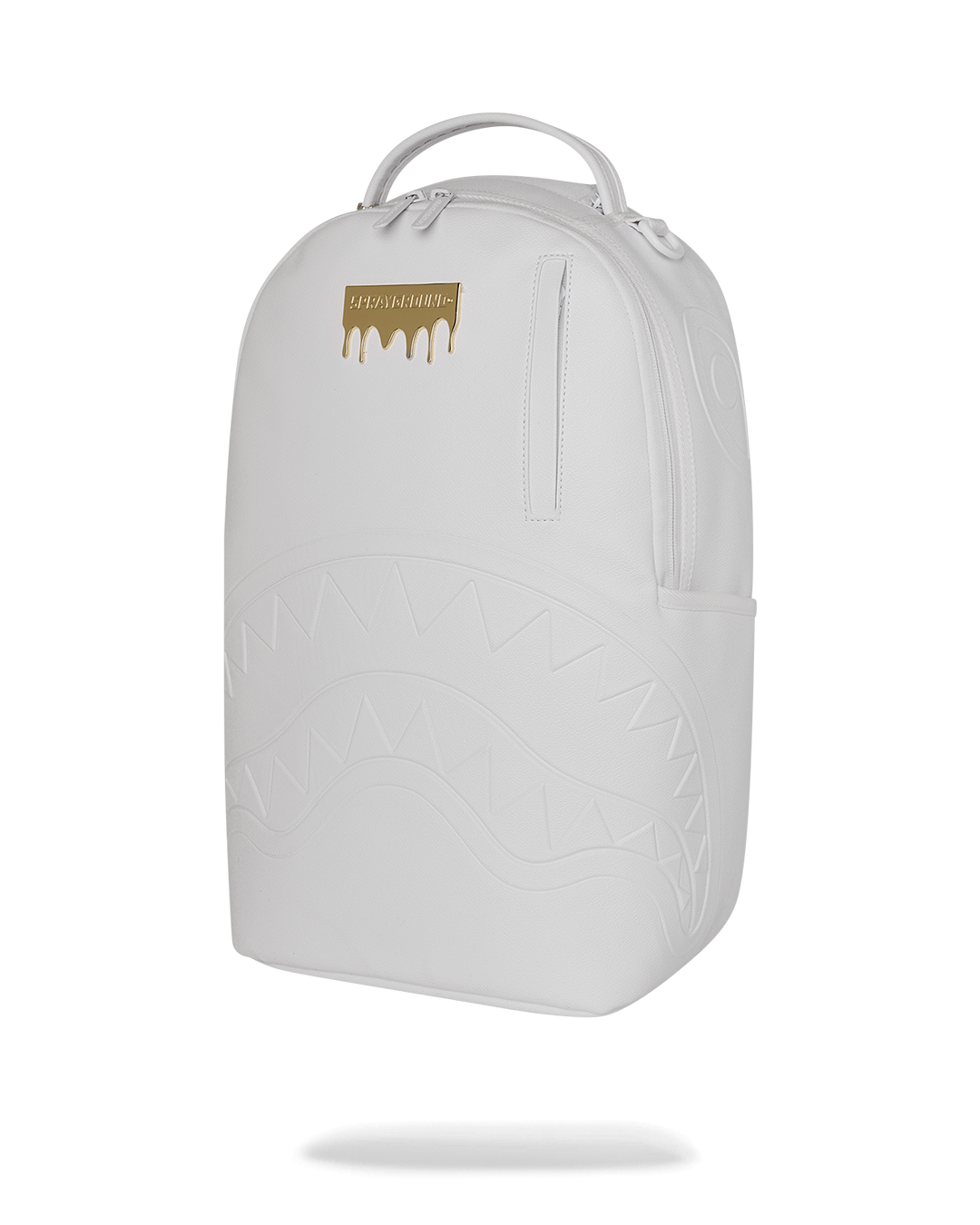 GOLD BRICK LUXE WHITE BACKPACK