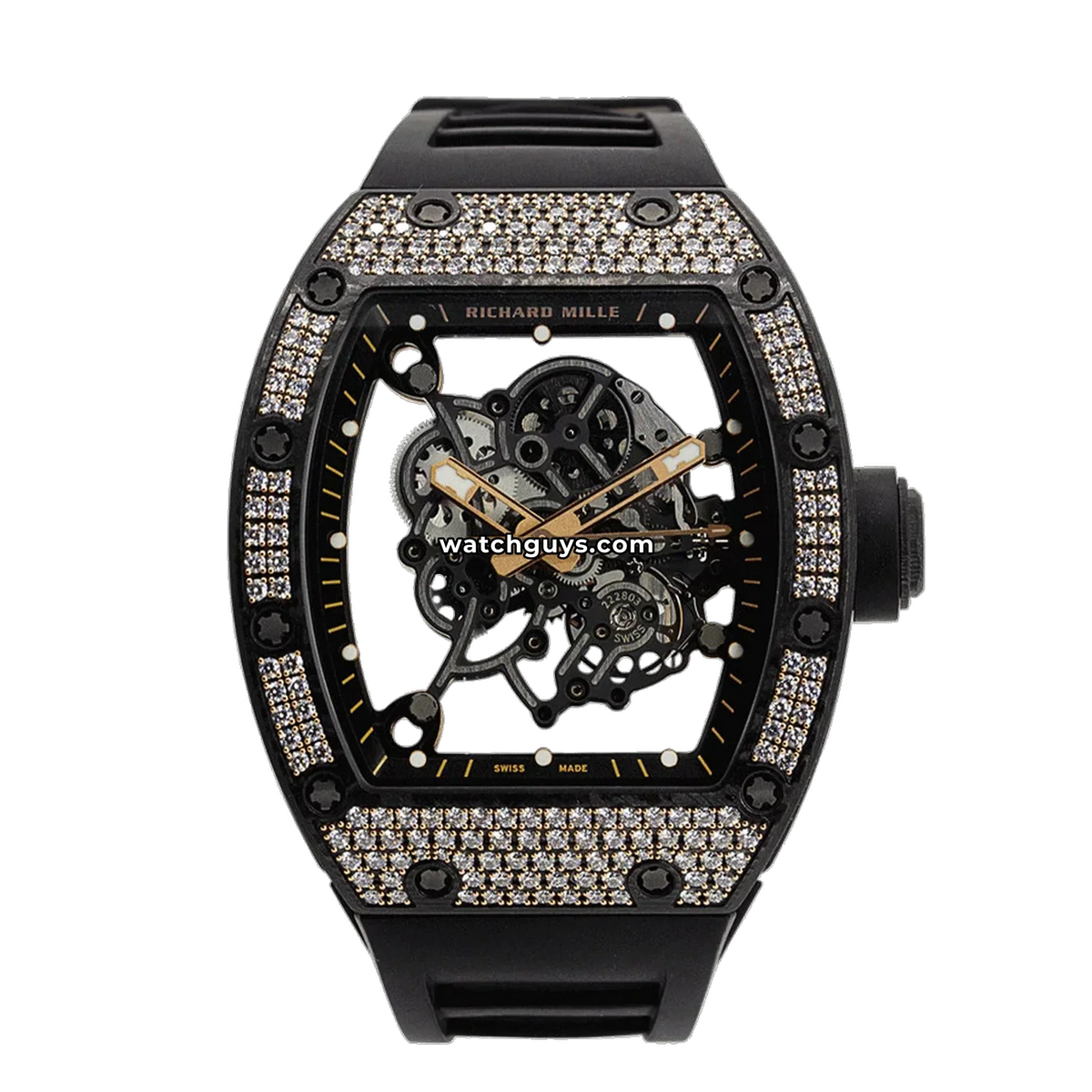 Richard Mille RM055 Bubba Watson Openworked Diamonds