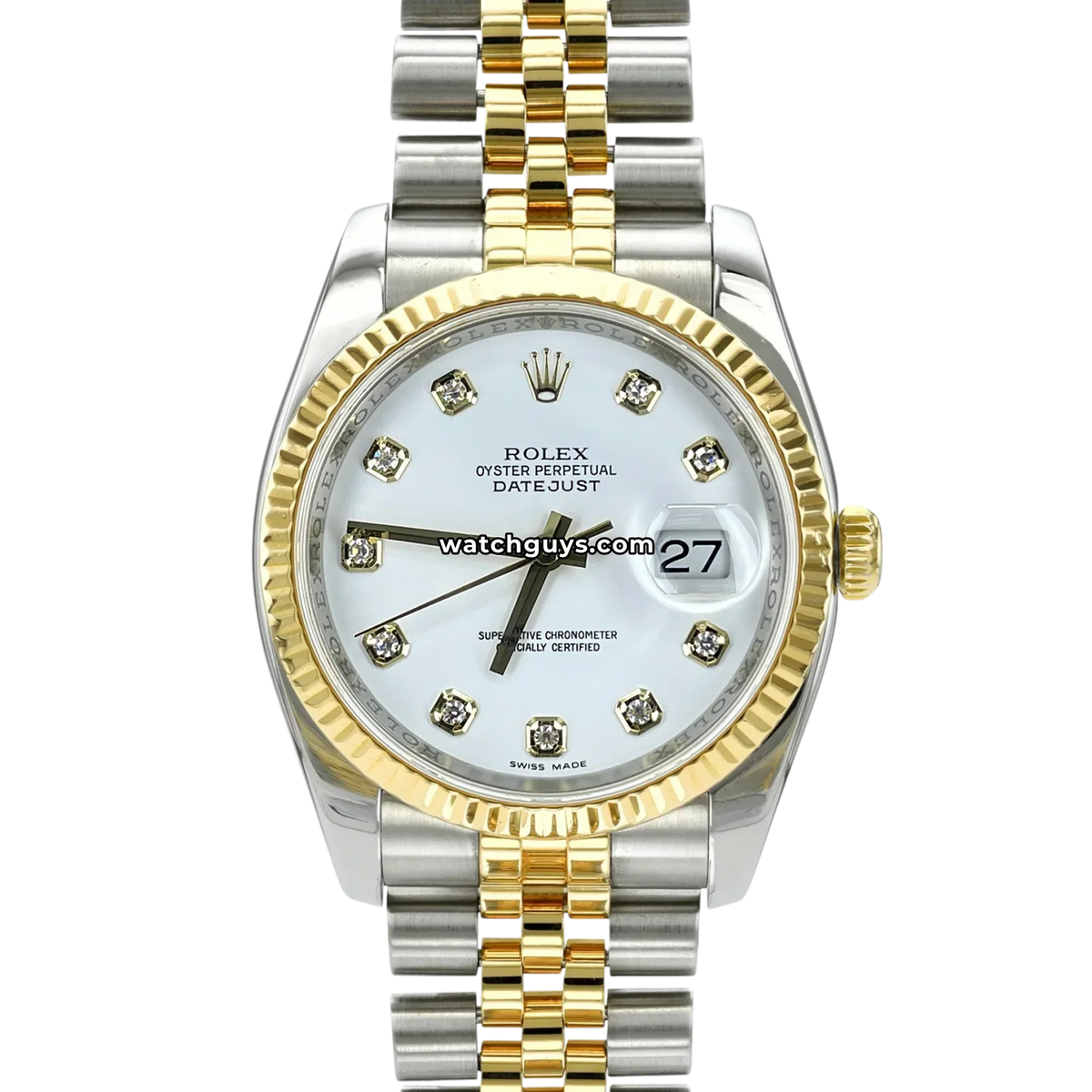 Rolex Datejust 116233 White Diamond Jubilee