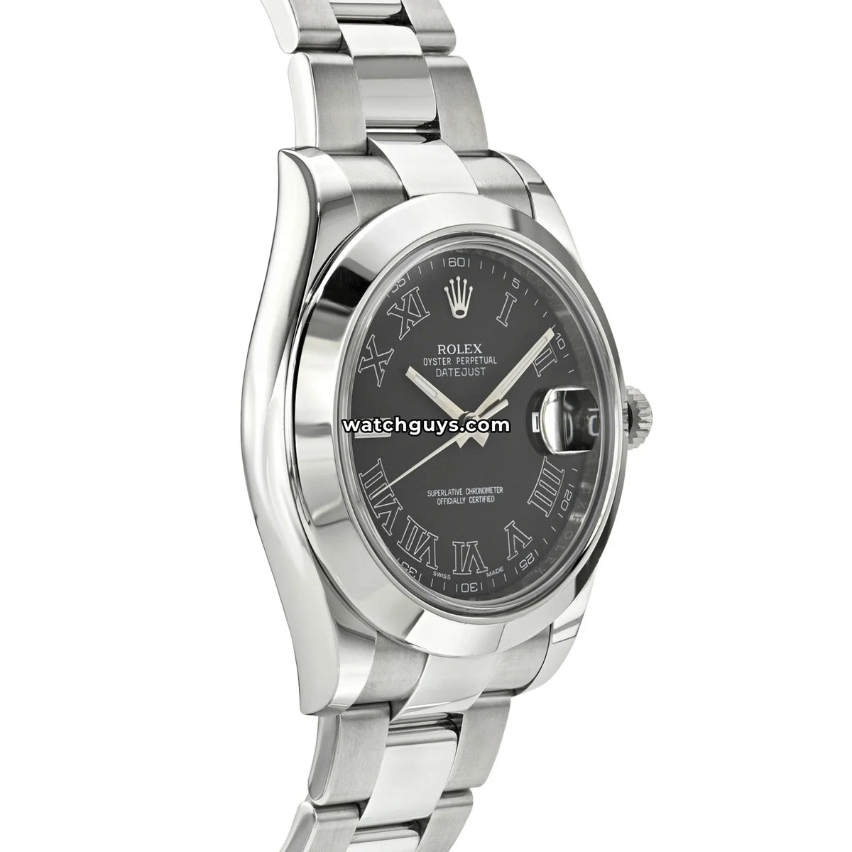 Rolex Datejust 116300 Grey Roman Numeral
