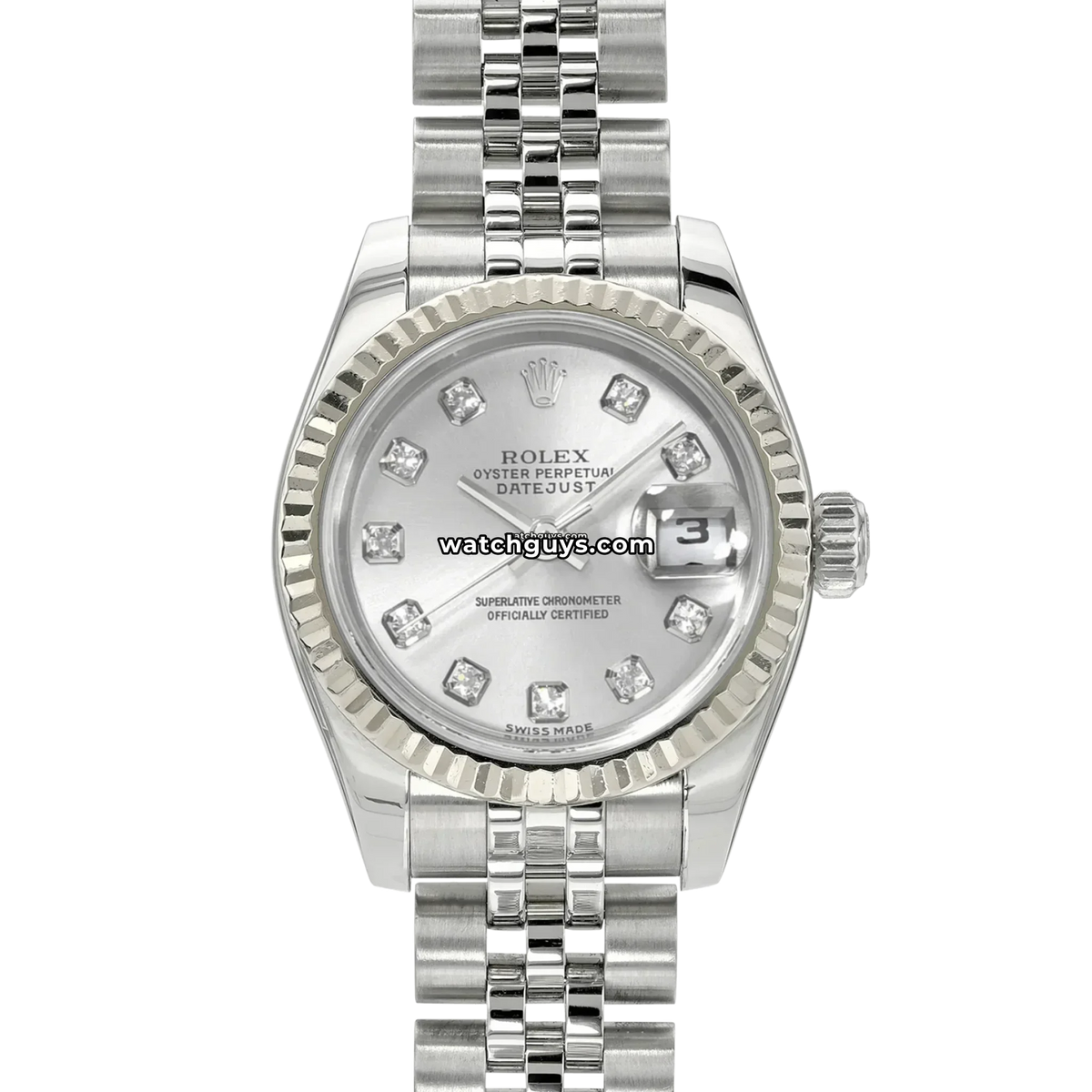 Rolex Datejust 179174 Silver Diamond