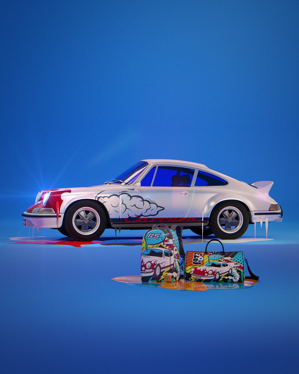 PORSCHE 1972 COLLAB BACKPACK (ONLY 1,191 UNITS MADE)