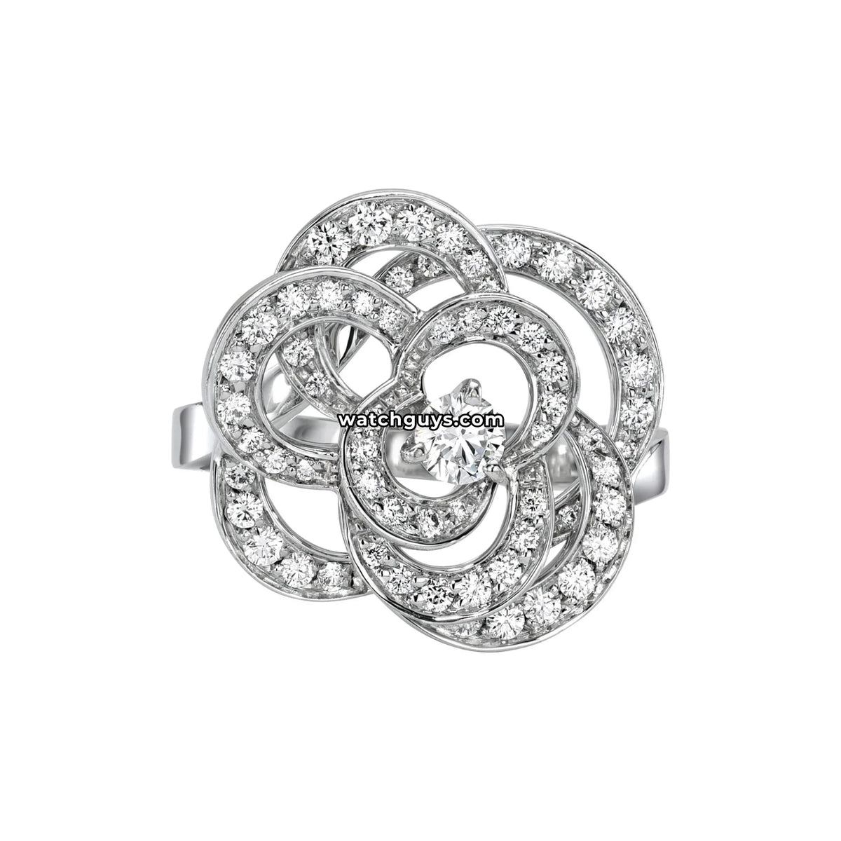 Chanel Fil De Camélia Diamond Ring