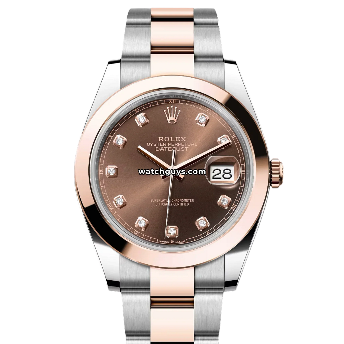 Rolex Datejust 126301 Chocolate Diamond Oyster