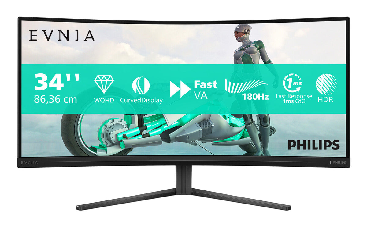Philips Evnia 34M2C3500L/00 - 86.4 cm (34") - 3440 x 1440 pixels Wide Quad HD LCD Monitor