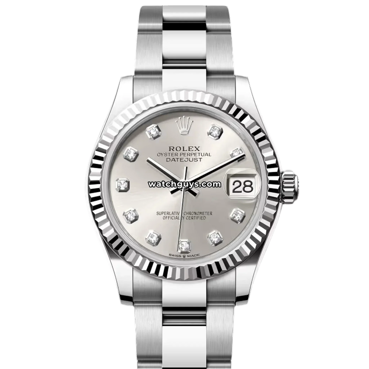 Rolex Datejust 278274 Silver Diamond