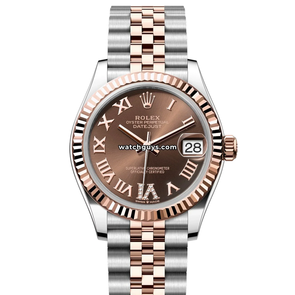Rolex Datejust 278271 Chocolate Roman Jubilee